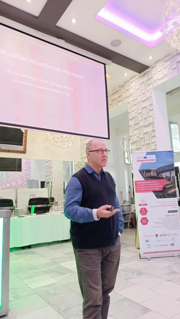 Az OpenRegioCulture projekt közös értékalkotás szakértői munkaülése - Dr. Horváth Péter előadása